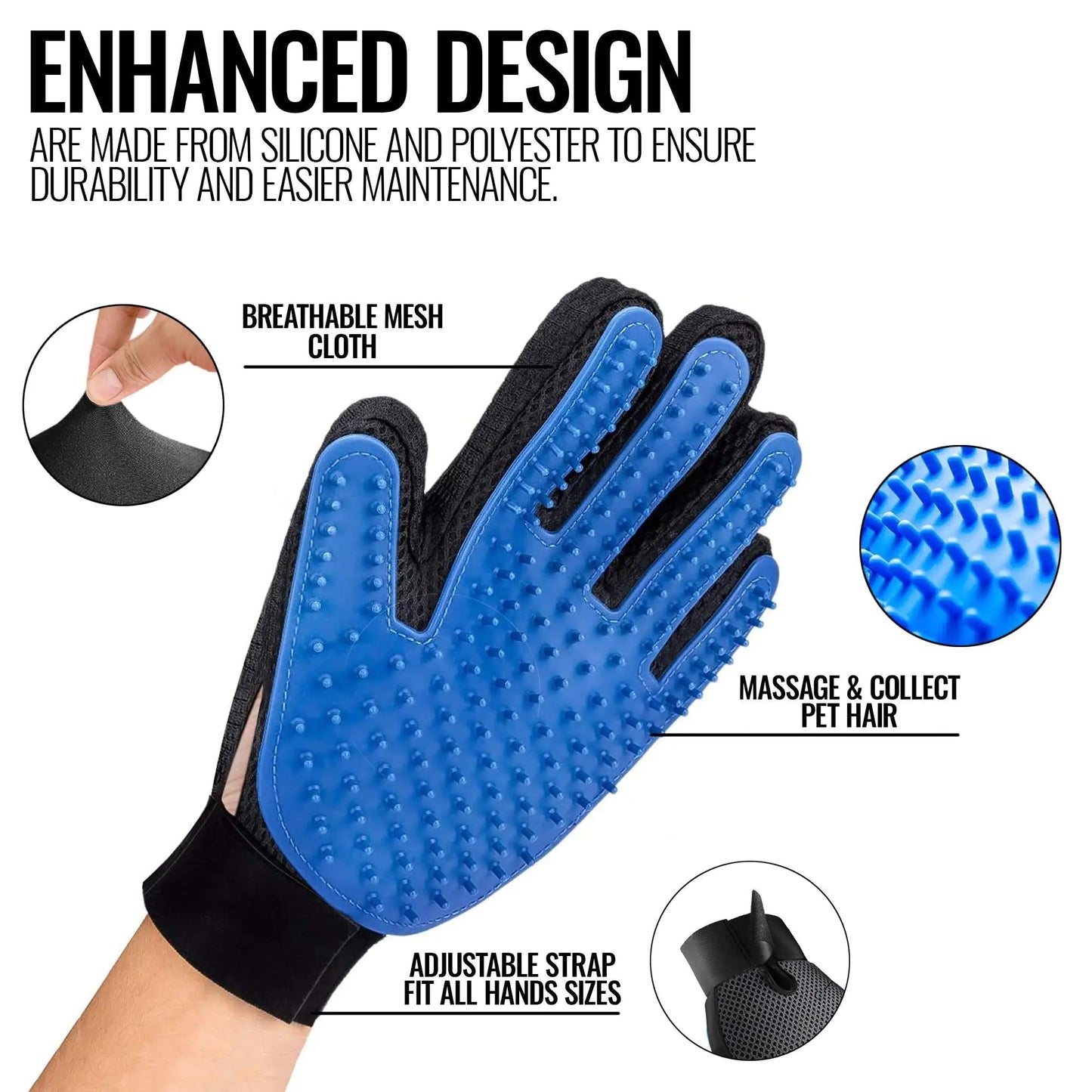 Pawzi GroomEase™ Gloves