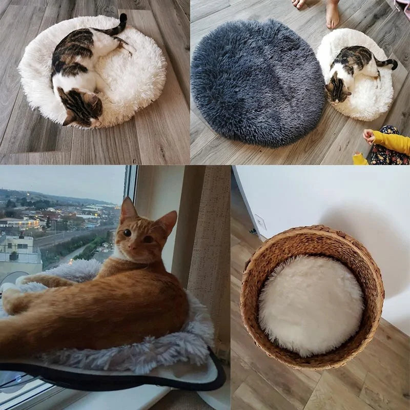 Pawzi PlushCalm™ Donut Bed